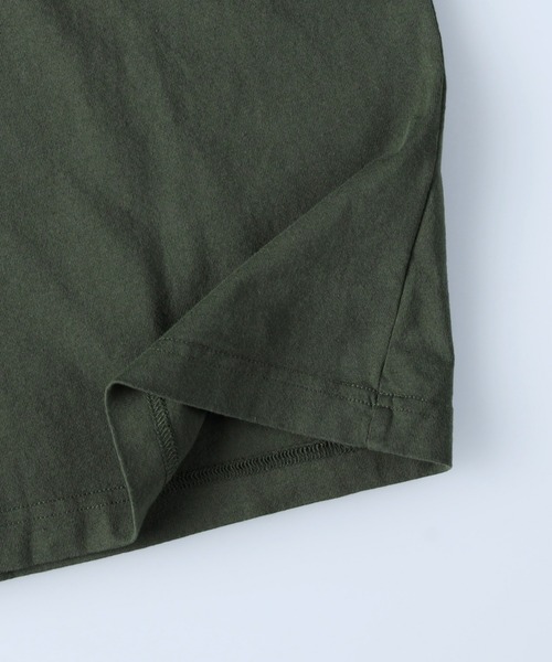 ※ALPHA(アルファ)の「【ALPHA】異素材ポケットTシャツ(Tシャツ/カットソー・メンズ・イエロー/ホワイト/ブラック/カーキブラウン・XL/L/M)」の8枚目の写真