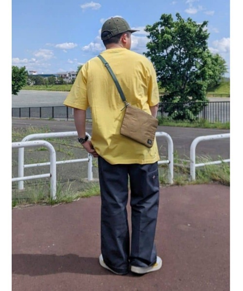 ※ALPHA(アルファ)の「【ALPHA】異素材ポケットTシャツ(Tシャツ/カットソー・メンズ・イエロー/ホワイト/ブラック/カーキブラウン・XL/L/M)」の21枚目の写真