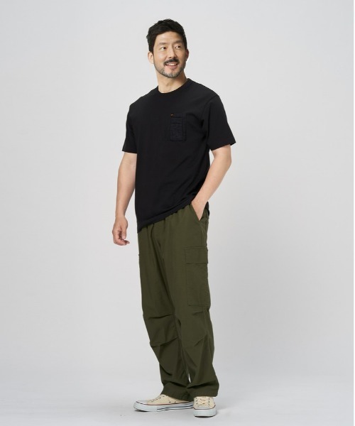 ※ALPHA(アルファ)の「【ALPHA】異素材ポケットTシャツ(Tシャツ/カットソー・メンズ・イエロー/ホワイト/ブラック/カーキブラウン・XL/L/M)」の13枚目の写真