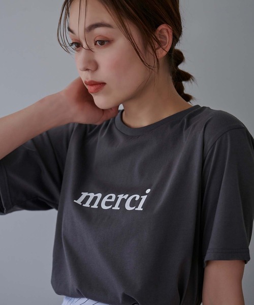 メルシー Merci 111 フロント左ロゴ Tシャツ メルシー Merci 111 フロント左ロゴ Tシャツ (Merci/Tシャツ