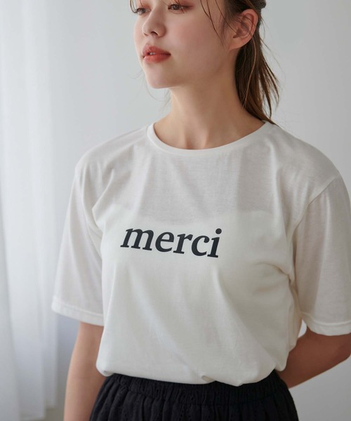 メルシーロゴTシャツ（Tシャツ/カットソー）｜Edit Sheen