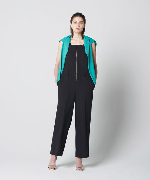 N.O.R.C（ノーク）の「ジップアップサロペット（サロペット/オーバーオール・レディース・ベージュ/ブラック/ピンク・S/L/M）」の4枚目の写真