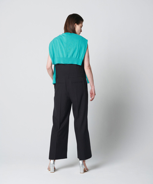 N.O.R.C（ノーク）の「ジップアップサロペット（サロペット/オーバーオール・レディース・ベージュ/ブラック/ピンク・S/L/M）」の6枚目の写真