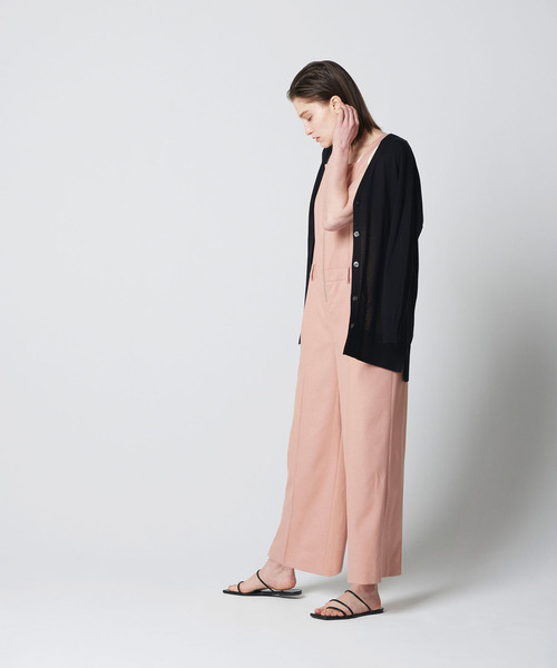 N.O.R.C（ノーク）の「ジップアップサロペット（サロペット/オーバーオール・レディース・ベージュ/ブラック/ピンク・S/L/M）」の8枚目の写真