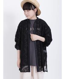 Samansa Mos2 | ◎レース羽織シャツ(シャツ/ブラウス)