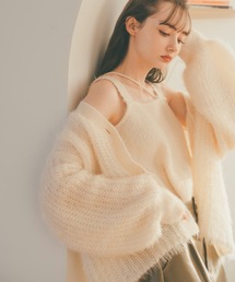 pomiii（ポミー）の「ふわふわニットカーディガン（カーディガン/ボレロ）」
