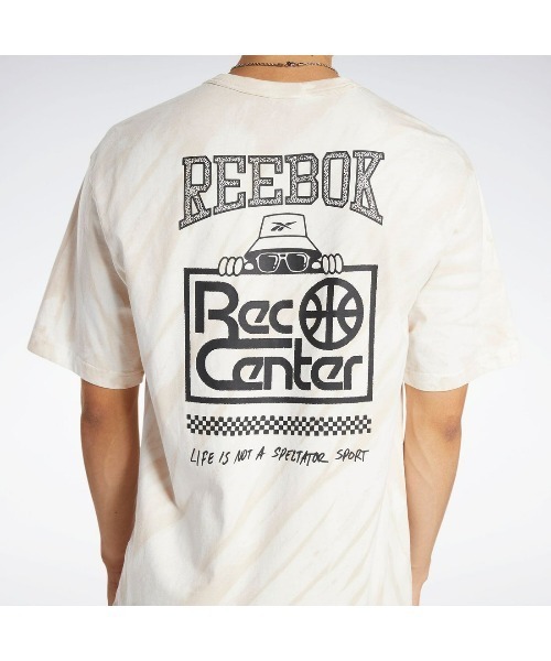 Reebok（リーボック）の「ブロックパーティー Tシャツ / CL BLOCK PARTY TEE（Tシャツ/カットソー・メンズ・アイボリー/オレンジ/ダークグレー・LARGE/MEDIUM/SMALL/X-LARGE/XX-LARGE/XXX-LARGE）」の5枚目の写真