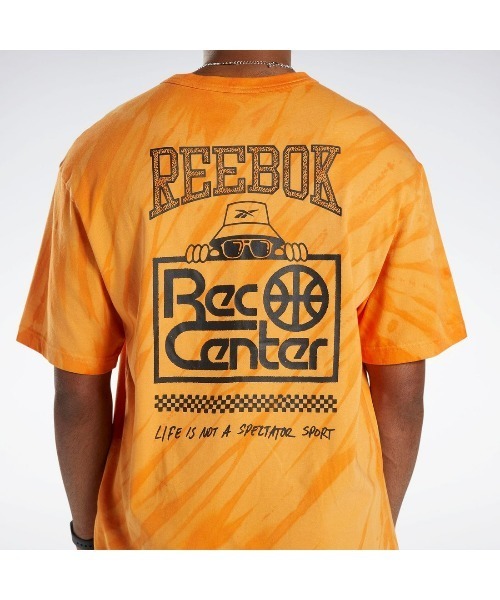 Reebok（リーボック）の「ブロックパーティー Tシャツ / CL BLOCK PARTY TEE（Tシャツ/カットソー・メンズ・アイボリー/オレンジ/ダークグレー・LARGE/MEDIUM/SMALL/X-LARGE/XX-LARGE/XXX-LARGE）」の13枚目の写真