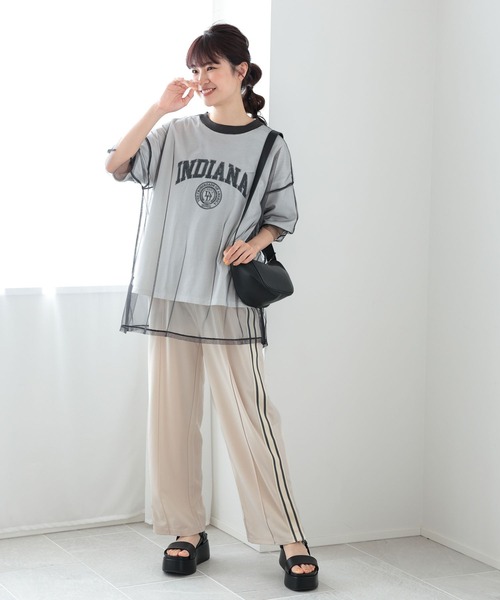 niko and...（ニコアンド）の「オリジナルムーンボディショルダーバッグ（ショルダーバッグ・レディース・グレー/ブラック/アイボリー・0）」の11枚目の写真