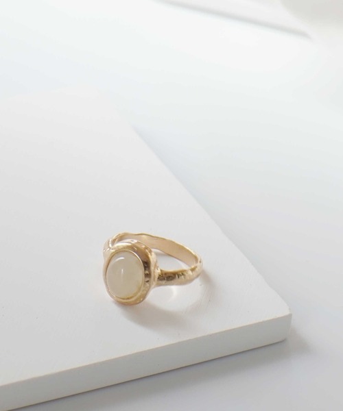 dictionary（ディクショナリー）の「カラー ストーン リング 【 DICTIONARY / ディクショナリー 】（リング・レディース・ホワイト/ブラック/ダークブラウン/ブラウン/レッド/シルバー/オレンジ/アイボリー/エメラルド/ブラウン系/ゴールド/ナチュラル・FREE/15号）」の14枚目の写真