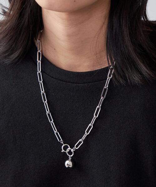 CITEN（シテン）の「＜CITEN＞ボリューム スクエア チェーン ネックレス M（ネックレス・レディース・ゴールド/シルバー・FREE）」の8枚目の写真