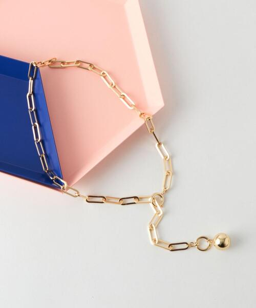 CITEN（シテン）の「＜CITEN＞ボリューム スクエア チェーン ネックレス M（ネックレス・レディース・ゴールド/シルバー・FREE）」の5枚目の写真