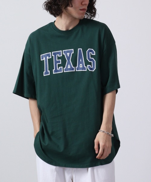 FUNALIVE(ファンアライブ)の「ラウンドヘム半袖プリントTシャツ(Tシャツ/カットソー・メンズ・ベージュ/ネイビー/オレンジ/ミント/チャコール/ホワイト/グリーン/ベージュ系/グリーン系/チャコールグレー/杢グレー/グリーン系1/ネイビー系/ホワイト系/ホワイト系1/ホワイト系2・L/XL/M)」の10枚目の写真