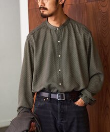EDIFICE | パターンデシン スタンドカラーシャツ(シャツ/ブラウス)