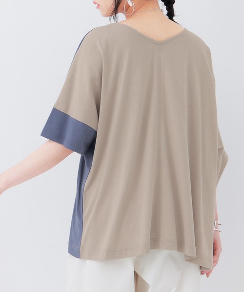 n'OrLABEL（ノアールレーベル）の「【廃盤】『前後2way配色アシメデザインカットソー』（Tシャツ/カットソー・レディース・パープル/グレイッシュベージュ・FREE）」の11枚目の写真