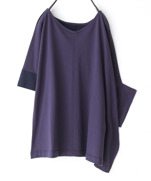 n'OrLABEL（ノアールレーベル）の「【廃盤】『前後2way配色アシメデザインカットソー』（Tシャツ/カットソー・レディース・パープル/グレイッシュベージュ・FREE）」の19枚目の写真