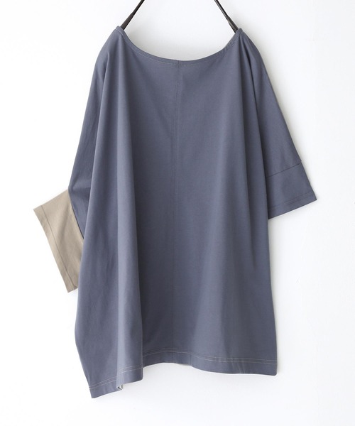 n'OrLABEL（ノアールレーベル）の「【廃盤】『前後2way配色アシメデザインカットソー』（Tシャツ/カットソー・レディース・パープル/グレイッシュベージュ・FREE）」の22枚目の写真