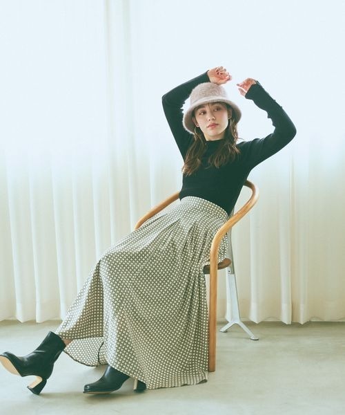 mina❗️幾何学模様 フレアスカート‼️ mina❗️幾何学模様 フレアスカート‼️ mina❗️幾何学模様 フレア