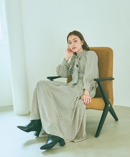 mina❗️幾何学模様 フレアスカート‼️ mina❗️幾何学模様 フレアスカート‼️ mina❗️幾何学模様 フレア