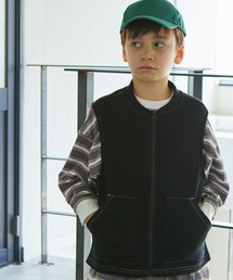 PAIRMANON STREET | 【PAIRMANON STREET】襟リブ フロントポケット付き ベスト(ベスト)