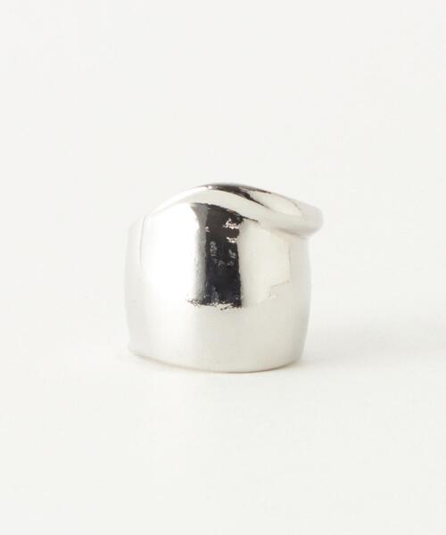 CITEN（シテン）の「＜CITEN＞ワイド ボリューム リング（リング・レディース・ゴールド/シルバー・FREE）」の5枚目の写真