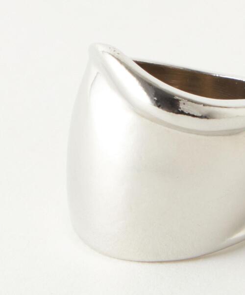 CITEN（シテン）の「＜CITEN＞ワイド ボリューム リング（リング・レディース・ゴールド/シルバー・FREE）」の7枚目の写真