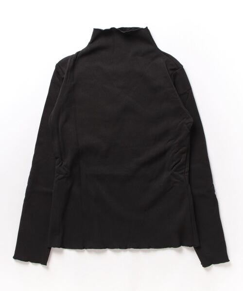NANEA（ナネア）の「メローフリルハイネックトップス（Tシャツ/カットソー・レディース・ホワイト/ブラック/アイボリー・フリー）」の6枚目の写真