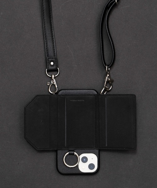 UNISEX》iPhone Case with Side Zip Case for 13/14/15/15Pro