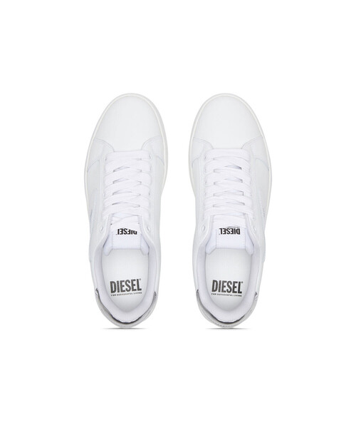 DIESEL（ディーゼル）の「レディース カウレザー プラットフォームスニーカー（スニーカー・レディース・ホワイト系その他/ホワイト・38/39/37/35/36）」の5枚目の写真