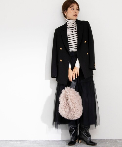 極美品 Nolley’s ウォッシャブルシャークダブルジャケット ブラウン 38 セール】ウォッシャブルツイードライクダブルジャケット