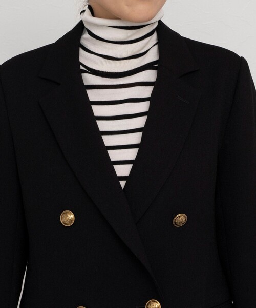 セール】ウォッシャブルツイードライクダブルジャケット（テーラード