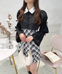 apres jour | リボンマムルークショートブラウス【ZOZOTOWN限定アイテム】(シャツ/ブラウス)