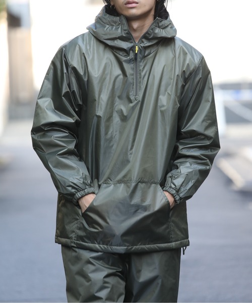 セール】【FORECAST】インナーキルティング アノラックハーフ