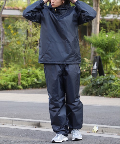 セール】【FORECAST】インナーキルティング アノラックハーフジップ