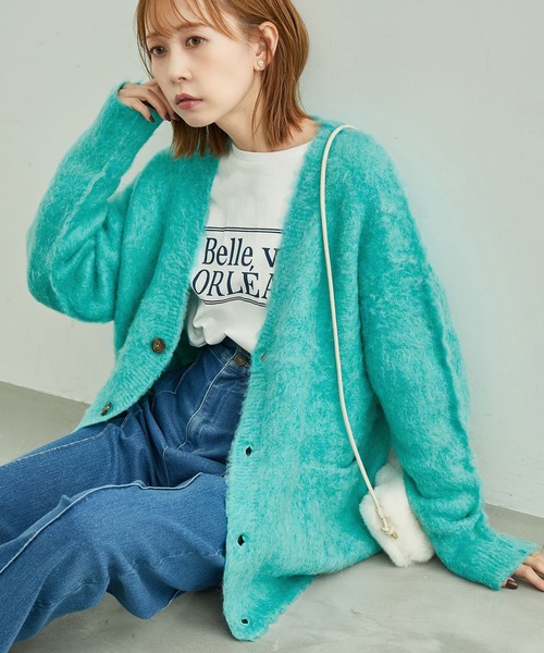 ★【ALBEROBELLO】アルベロベロ ニット　カーディガン りんご　ゆったり 楽天市場】【 40%OFF SALE 】 オレボレブラ OLLEBOREBLA