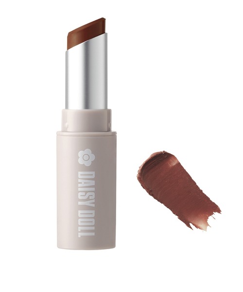 MARY QUANT(マリークワント)の「デイジードール マット リップスティック(口紅/リップティント/グロス・レディース・R-01 クランキーアップル/PK-01 ローズタルト/P-01 ヴィランフィグ/BR-01 ガナッシュボム/O-01 パンプキンファッジ/R-02 サニーカメリア/PK-02 ピオニーシロップ・FREE)」の2枚目の写真