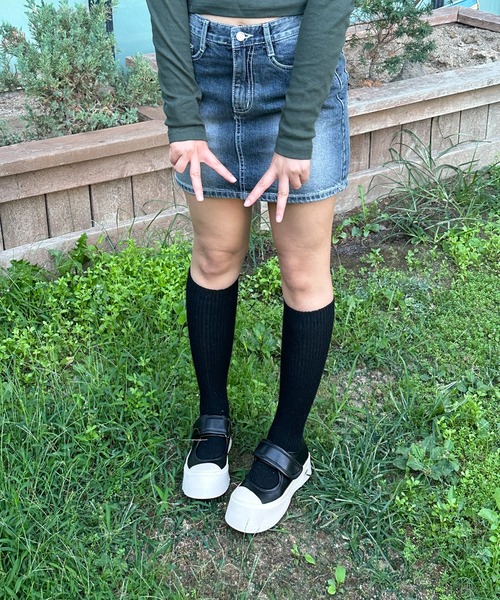 by muni:r（バイ ムニール）の「バイカラーラウンドサンダル（サンダル・レディース・ブラック/ブラウン・24.5cm/24.0cm/23.5cm/23.0cm）」の8枚目の写真