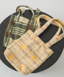 idem | moco moco check bag/チェック柄トートバッグ(トートバッグ)