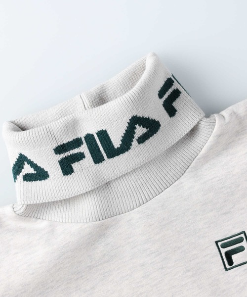 FILA（フィラ）の「【FILA別注】タートルロゴ切替スウェット（スウェット・レディース・ライトグレー/ダークグレー/キナリ・M/L）」の16枚目の写真