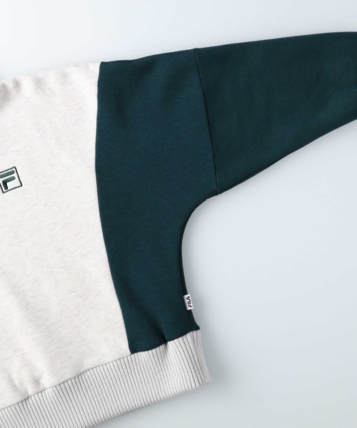 FILA タートルネックセーター カラーブロック FILA フィラ 編地切り替えアクティブセーター 同サイズ2色組