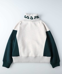 USA製 FILA フィラ ロゴドン デカロゴ 切替 スウェット トレーナー USA製 FILA フィラ ロゴドン デカロゴ 切替 スウェット