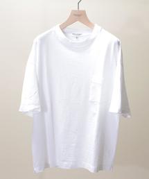 BEAUTY&YOUTH UNITED ARROWS | 【予約】【WEB限定】by エアスラブ ワイドクルーネック ハーフスリーブ カットソー MADE IN JAPAN(Tシャツ/カットソー)