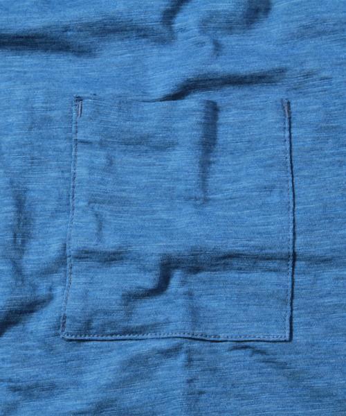 BEAUTY&YOUTH UNITED ARROWS（ビューティーアンドユースユナイテッドアローズ）の「【WEB限定】by ∴ エアスラブ ワイドクルーネック ハーフスリーブ カットソー MADE IN JAPAN◆（Tシャツ/カットソー・メンズ・ホワイト/ネイビー/コバルトブルー/レッド・MEDIUM/SMALL/LARGE）」の6枚目の写真