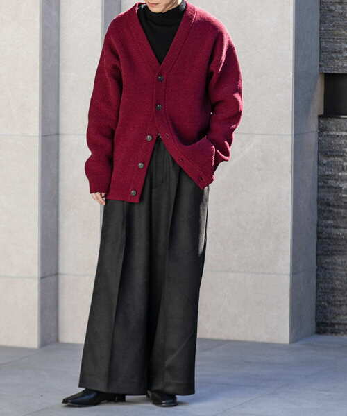 SENSE OF PLACE by URBAN RESEARCH（センスオブプレイスバイアーバンリサーチ）の「『セットアップ対応』 ツイルスエードタッチボリュームワイドパンツ（その他パンツ・メンズ・ベージュ/グレー/ブラック・LARGE/MEDIUM）」の20枚目の写真