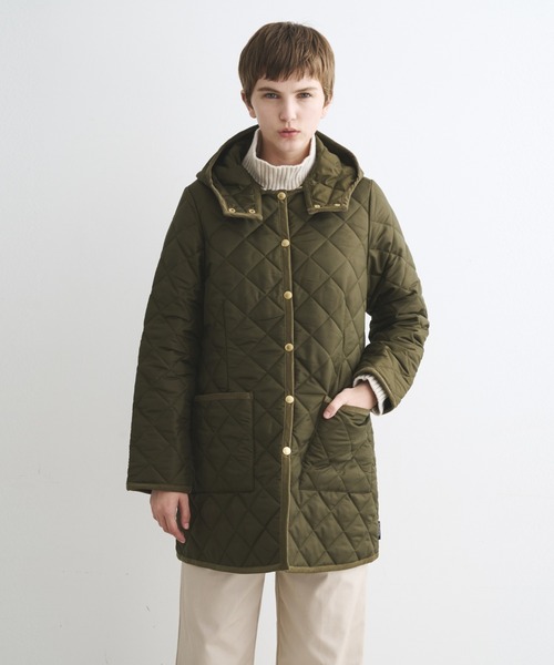 Traditional Weatherwear(トラディショナルウェザーウェア)の「ARKLEY MIDDLE HOOD(その他アウター・レディース・ブラック/カーキ/カーキ系1・34/36)」の13枚目の写真
