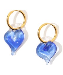 LEVENS HEART OF GLASS HOOPS ピアス