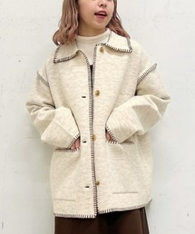 BACK NUMBER | 【BACK NUMBER】配色ステッチニットカーディガン(カーディガン/ボレロ)