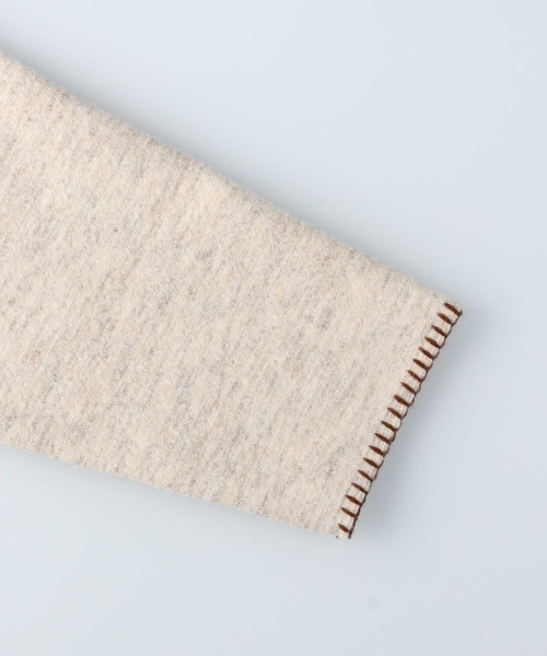 BACK NUMBER（バックナンバー）の「【BACK NUMBER】配色ステッチニットカーディガン（カーディガン/ボレロ・レディース・ブラウン/オフホワイト・M/L）」の15枚目の写真