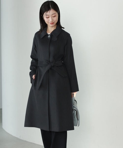 Filomo]カシミヤブレンドウールステンカラーコート（ステンカラー