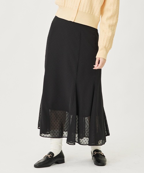 【セール】DOT PATTERN MERMAID SKIRT(スカート)|MILKFED.(ミルクフェド) 【セール】DOT PATTERN MERMAID SKIRT(スカート)|MILKFED.(ミルクフェド)